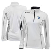 Tampa Bay Rays Columbia Women's Omni-Wick Shotgun Quarter-Zip Pullover Top On Sale