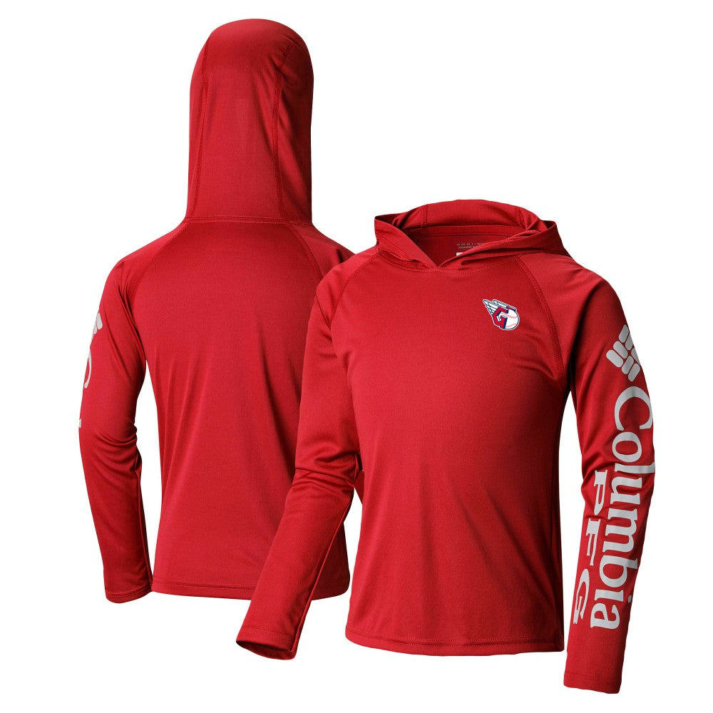 Cleveland Guardians Columbia Youth Terminal Tackle Long Sleeve Hoodie T-Shirt Online