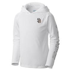 San Diego Padres Columbia Youth Terminal Tackle Long Sleeve Hoodie T-Shirt On Sale