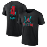 Ketel Marte Arizona Diamondbacks Name & Number Fastball T-Shirt discount