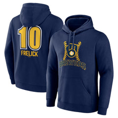 Sal Frelick Milwaukee Brewers Name & Number Fastball Pullover Hoodie for sale