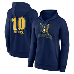 Sal Frelick Milwaukee Brewers Women's Name & Number Fastball Pullover Hoodie Sale