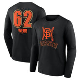 Logan Webb San Francisco Giants Name & Number Fastball Long Sleeve T-Shirt Sale