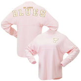 St. Louis Blues - Fanatics Women's Spirit Jersey Long Sleeve T-Shirt Pink