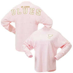 St. Louis Blues - Fanatics Women's Spirit Jersey Long Sleeve T-Shirt Pink