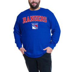 Artemi Panarin New York Rangers Profile Big & Tall Name & Number Thermal Pullover Sweatshirt Royal