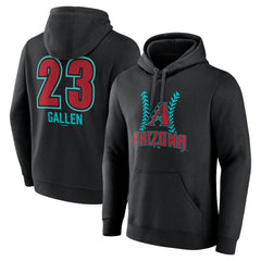 Zac Gallen Arizona Diamondbacks Name & Number Fastball Pullover Hoodie Sale