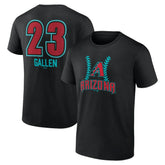 Zac Gallen Arizona Diamondbacks Name & Number Fastball T-Shirt On Sale