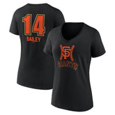 Patrick Bailey San Francisco Giants Women's Name & Number Fastball V-Neck T-Shirt for sale
