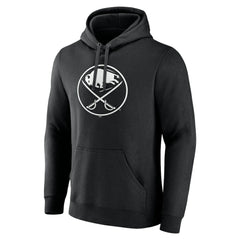 Buffalo Sabres - Personalized Name & Number Monochrome Pullover Hoodie Black