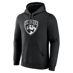 Florida Panthers - Personalized Name & Number Monochrome Pullover Hoodie Black