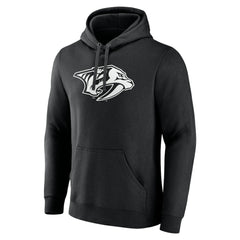 Nashville Predators - Personalized Name & Number Monochrome Pullover Hoodie Black
