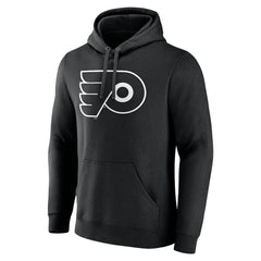 Philadelphia Flyers - Personalized Name & Number Monochrome Pullover Hoodie Black
