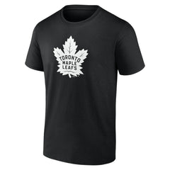 Toronto Maple Leafs - Personalized Name & Number Monochrome T-Shirt Black