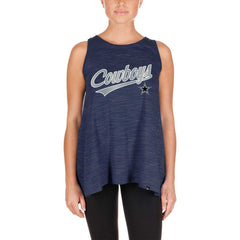 Dallas Cowboys New Era Women's Space-Dye Active Tank Top Navy - NFL