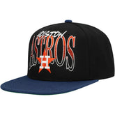Houston Astros Mitchell & Ness Rise Up Snapback Hat On Sale