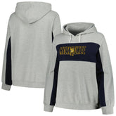 Milwaukee Brewers Profile Women's Plus Size Pullover Jersey Hoodie Lifestyle