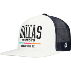 Dallas Cowboys HOOey San Antonio Trucker Snapback Hat – White/Navy - NFL