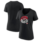 Carolina Hurricanes - Women's Native V-Neck T-Shirt Black