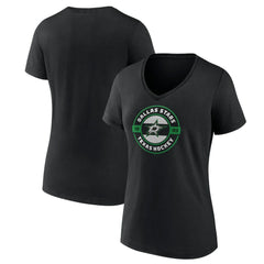 Dallas Stars - Women's Native V-Neck T-Shirt Black
