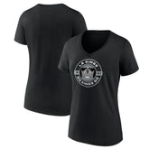 Los Angeles Kings - Women's Native V-Neck T-Shirt Black