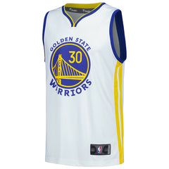 Fanatics - Stephen Curry Golden State Warriors Fast Break Replica Player Jersey - Association Editi- White