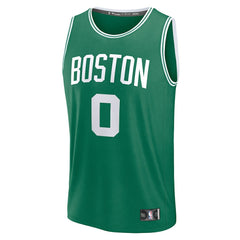 Fanatics - Jayson Tatum Boston Celtics Fast Break Replica Player Jersey - Icon Edition - Kelly Green