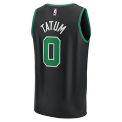 Fanatics - Jayson Tatum Boston Celtics Youth Fast Break Replica Player Jersey - Statement Edition - Black