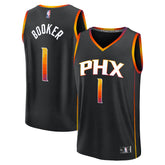 Fanatics - Devin Booker Phoenix Suns Youth Fast Break Replica Player Jersey - Statement Edition - Black