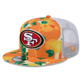 San Francisco 49ers New Era Citrus 9FIFTY Trucker Snapback Hat Orange - NFL