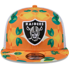 Las Vegas Raiders New Era Citrus 9FIFTY Trucker Snapback Hat Orange - NFL