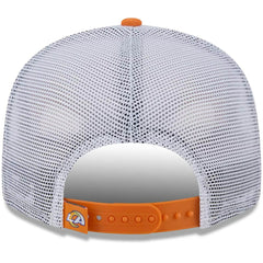 Los Angeles Rams New Era Citrus 9FIFTY Trucker Snapback Hat Orange - NFL