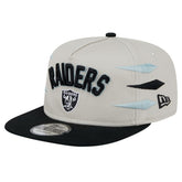 Las Vegas Raiders New Era Athletic Golfer Snapback Hat Stone/Black - NFL