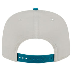 Miami Dolphins New Era Athletic Golfer Snapback Hat Stone/Aqua - NFL