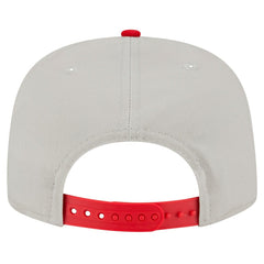 San Francisco 49ers New Era Athletic Golfer Snapback Hat Stone/Scarlet - NFL