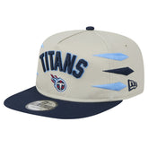 Tennessee Titans New Era Athletic Golfer Snapback Hat Stone/Navy - NFL