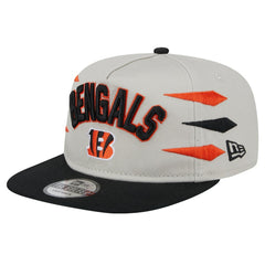 Cincinnati Bengals New Era Athletic Golfer Snapback Hat Stone/Orange - NFL