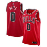 Nike - Coby White Chicago Bulls Unisex Swingman Jersey - Icon Editi- Red