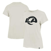 Los Angeles Rams '47 Women's Panthera Frankie T-Shirt Cream - 47 brand