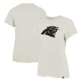 Carolina Panthers '47 Women's Panthera Frankie T-Shirt Cream - 47 brand