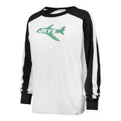 New York Jets '47 Women's Premier Caribou Long Sleeve T-Shirt White - 47 brand