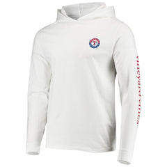 Texas Rangers Vineyard Vines Long Sleeve Hoodie T-Shirt discount