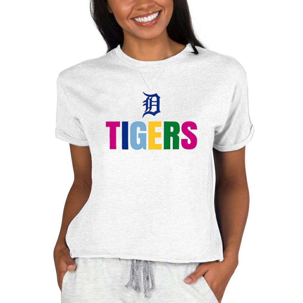 Detroit Tigers Concepts Sport Women's Mainstream Terry Sweatshirt Clearance