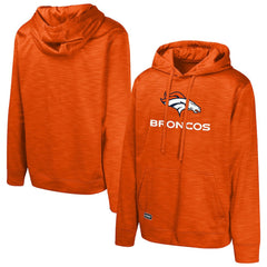Denver Broncos Streak Fleece Pullover Hoodie Orange - NFL