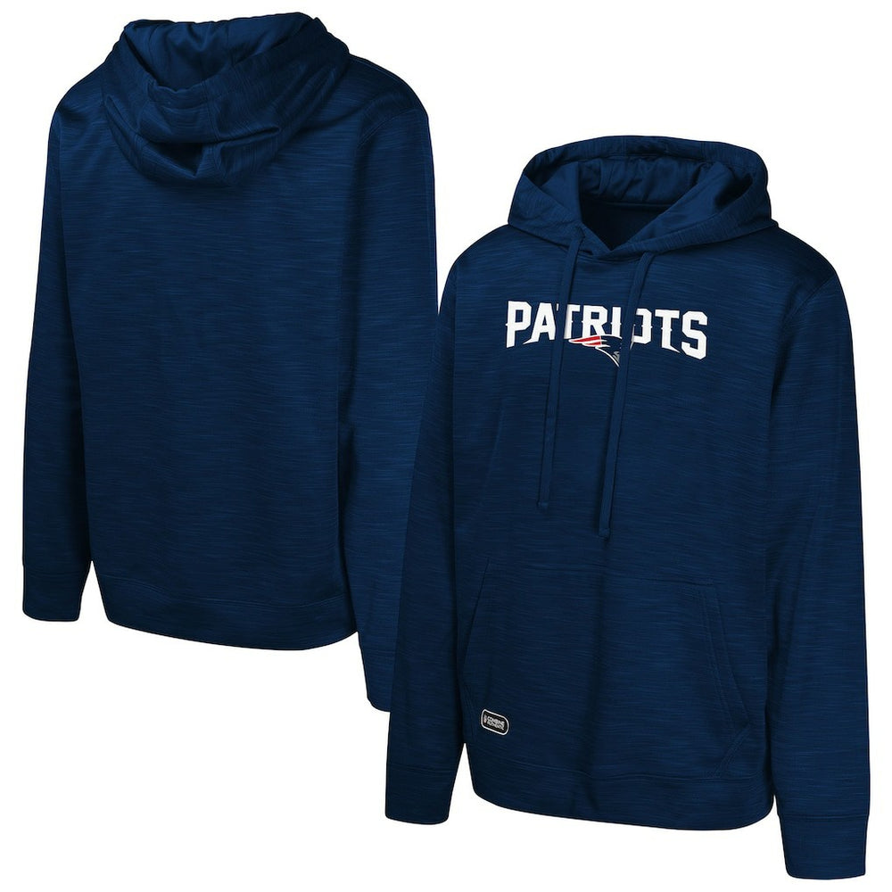 New England Patriots Streak Fleece Pullover Hoodie Navy - NFL