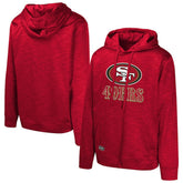 San Francisco 49ers Streak Fleece Pullover Hoodie Scarlet - NFL