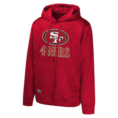 San Francisco 49ers Streak Fleece Pullover Hoodie Scarlet - NFL