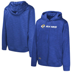 Los Angeles Rams Streak Fleece Pullover Hoodie Royal - NFL