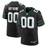 New York Jets Alternate Custom Game Jersey Legacy Black - Nike