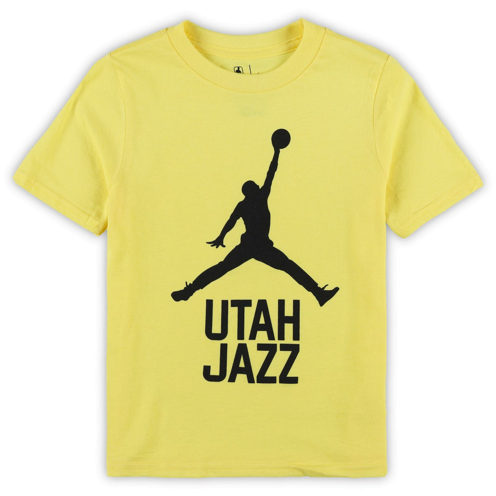 NBA - Utah Jazz Jordan Brand Preschool Essential Jumpman T-Shirt - Gold